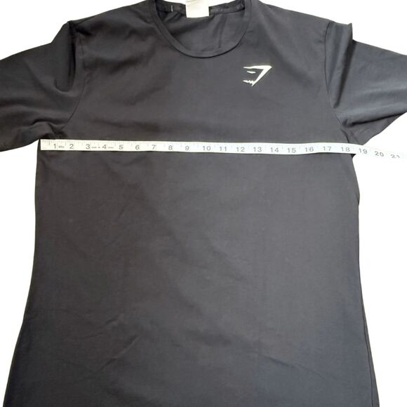 Gymshark Men's Essential Oversized Short Sleeve Active T-Shirt Black Size Medium - Picture 6 of 8